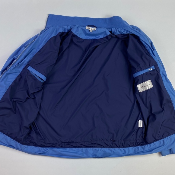 Peter Millar Full Zip Windbreaker Lightweight Golf Jacket Men Size M - Picture 4 of 9